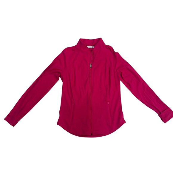 EUC Athleta Full Zip Jacket Pink Size M - Picture 3 of 8